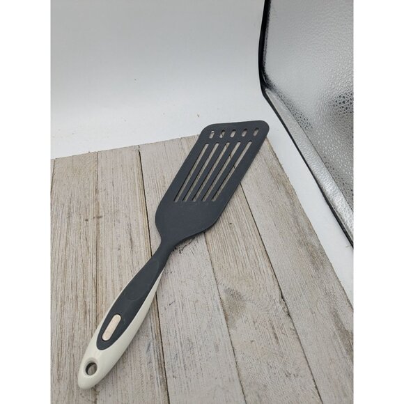 Vintage Zyliss Slotted Fish Spatula Turner 13" Gray - Picture 1 of 9